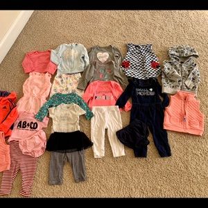 Baby girl 6 m clothing lot